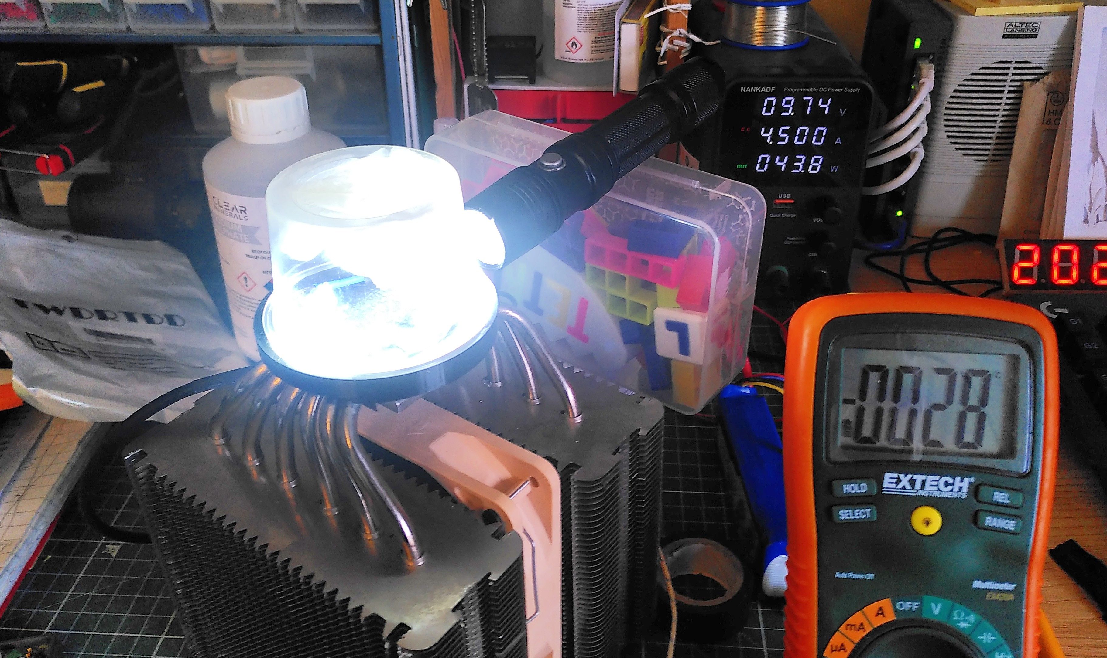 Cloud chamber setup